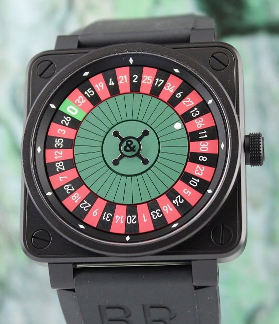 (image for) BELL & ROSS BR01-92 PVD CASE CASINO LIMITED EDITION 99 PCS WATCH